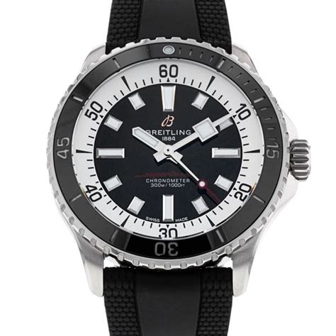 breitling superocean automatisch 42 a17375 blau auf armband|superocean automatic 42 breitling.